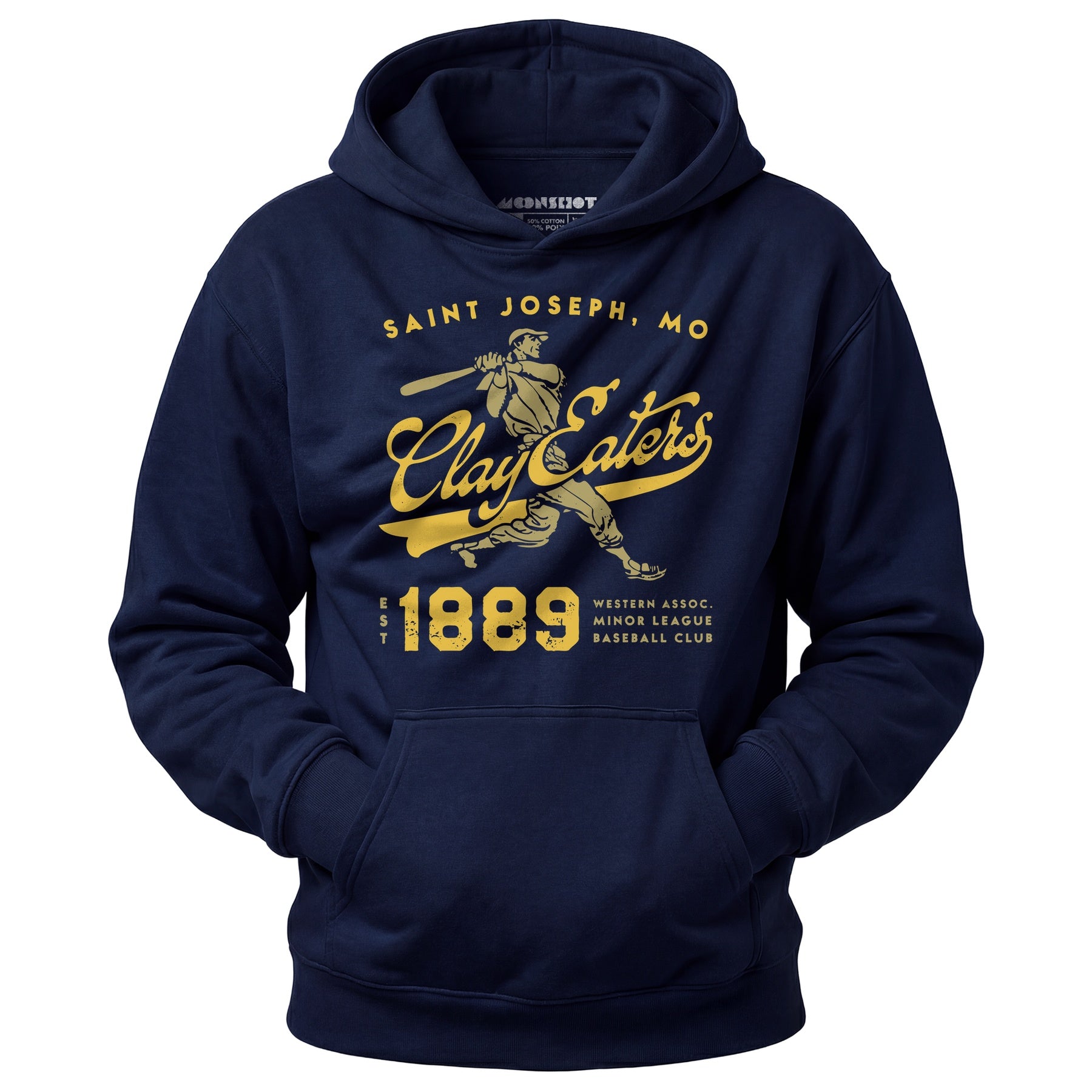 Saint Joseph Clay Eaters - Missouri - Vintage Defunct Baseball Teams - Unisex Hoodie