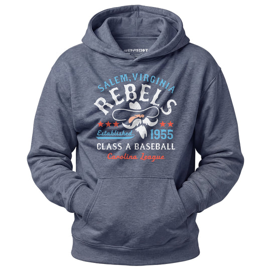 Salem Rebels - Virginia - Vintage Defunct Baseball Teams - Unisex Hoodie