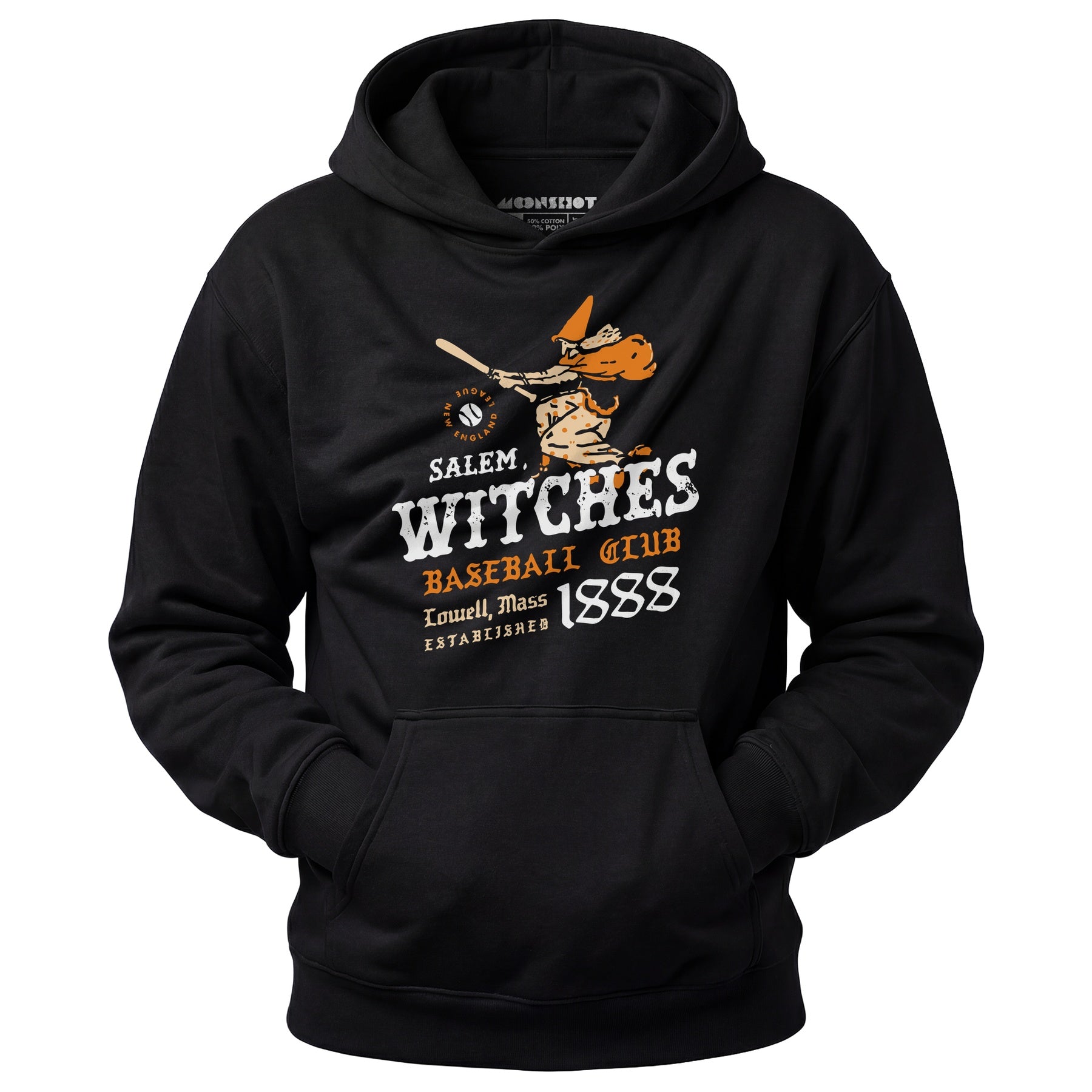 Salem Witches - Massachusetts - Vintage Defunct Baseball Teams - Unisex Hoodie