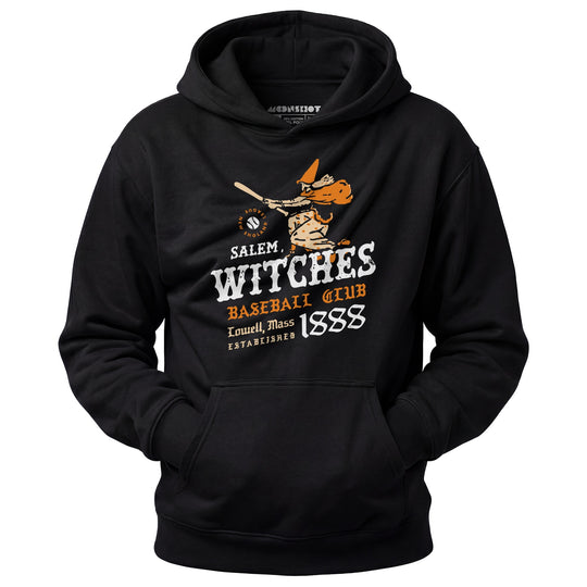 Salem Witches - Massachusetts - Vintage Defunct Baseball Teams - Unisex Hoodie