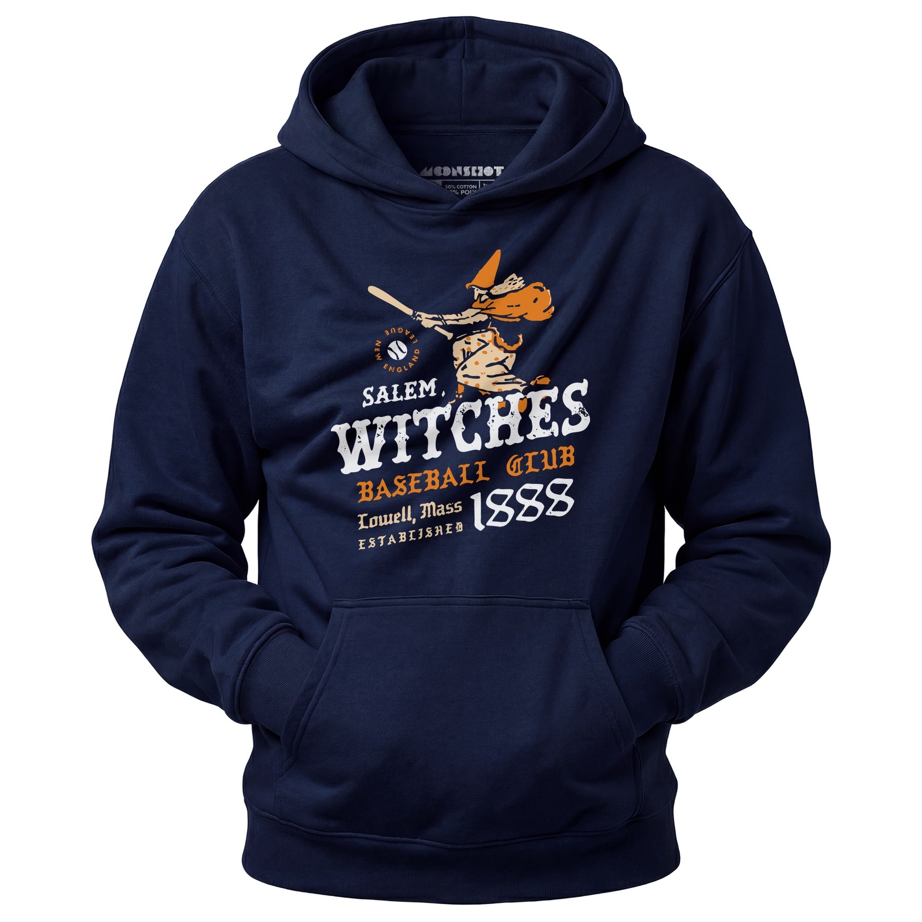 Salem Witches - Massachusetts - Vintage Defunct Baseball Teams - Unisex Hoodie