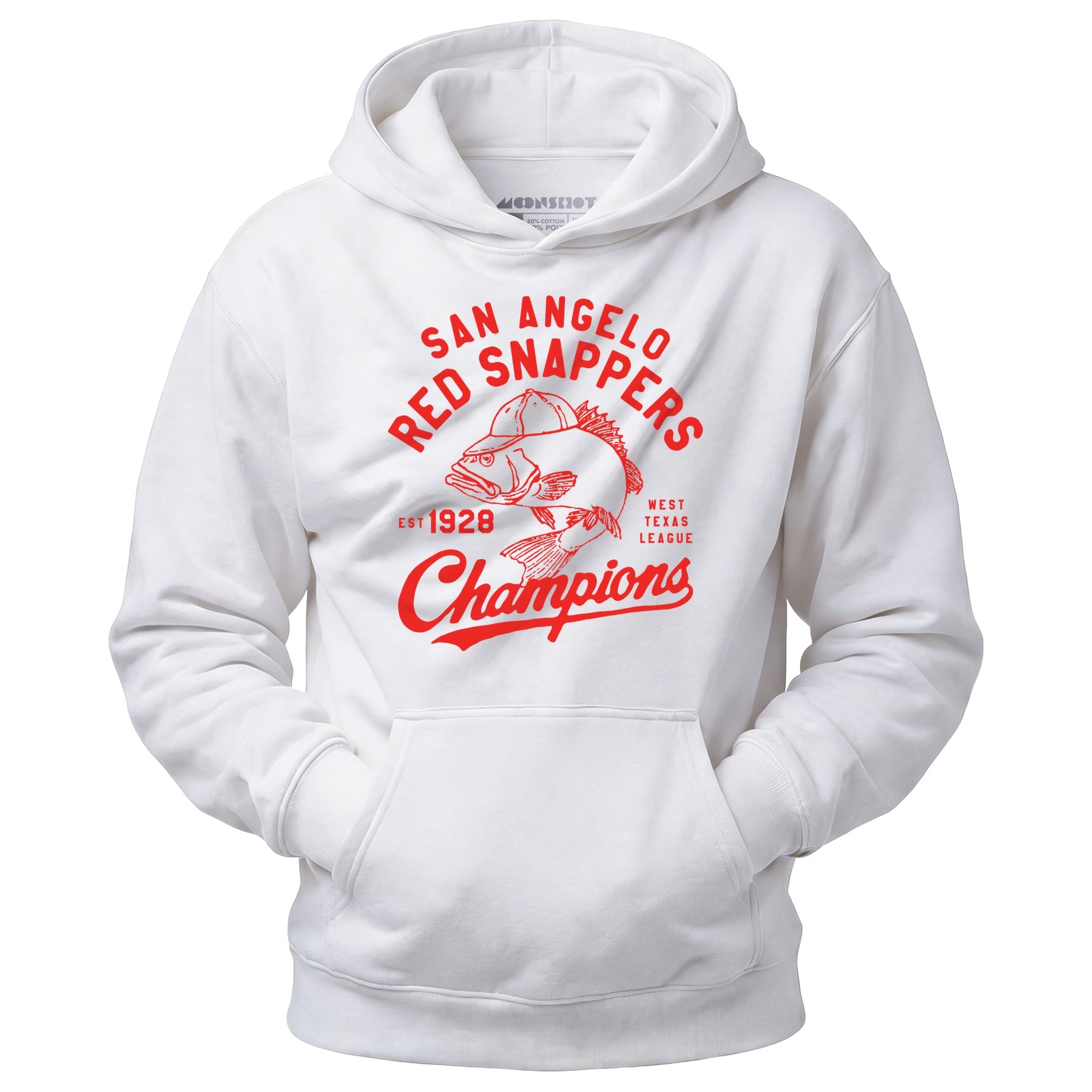 San Angelo Red Snappers - Texas - Vintage Defunct Baseball Teams - Unisex Hoodie