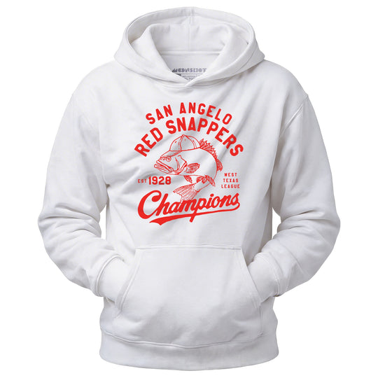San Angelo Red Snappers - Texas - Vintage Defunct Baseball Teams - Unisex Hoodie