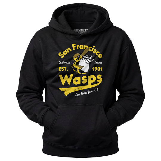 San Francisco Wasps - California - Vintage Defunct Baseball Teams - Unisex Hoodie