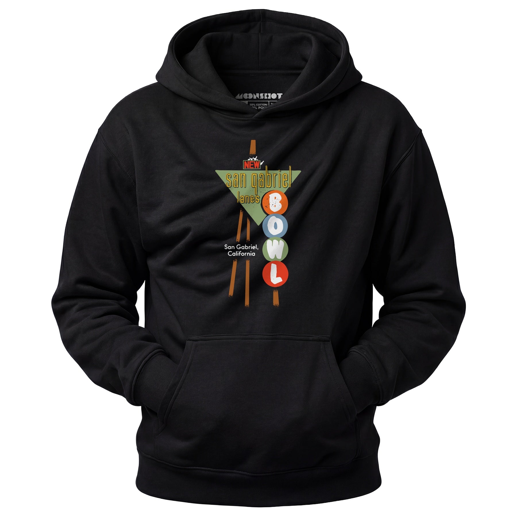 San Gabriel Lanes - San Gabriel, CA - Vintage Bowling Alley - Unisex Hoodie