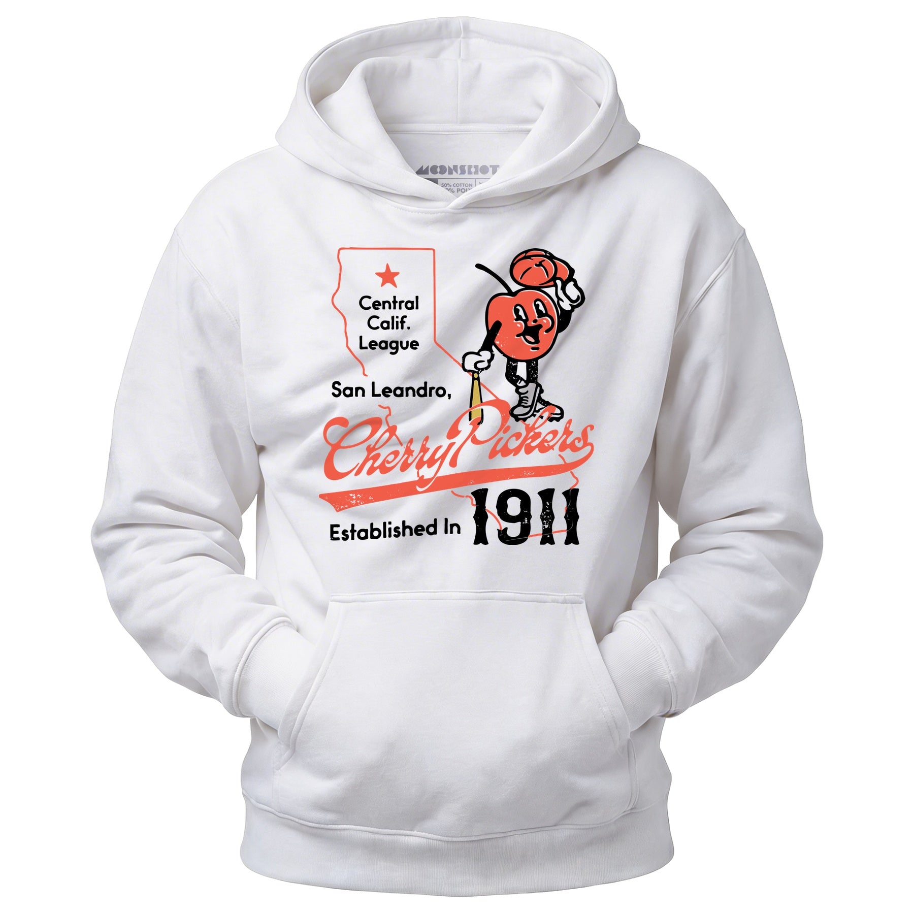 San Leandro Cherry Pickers - California - Vintage Defunct Baseball Teams - Unisex Hoodie