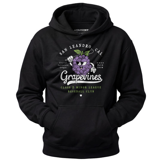 San Leandro Grapevines - California - Vintage Defunct Baseball Teams - Unisex Hoodie