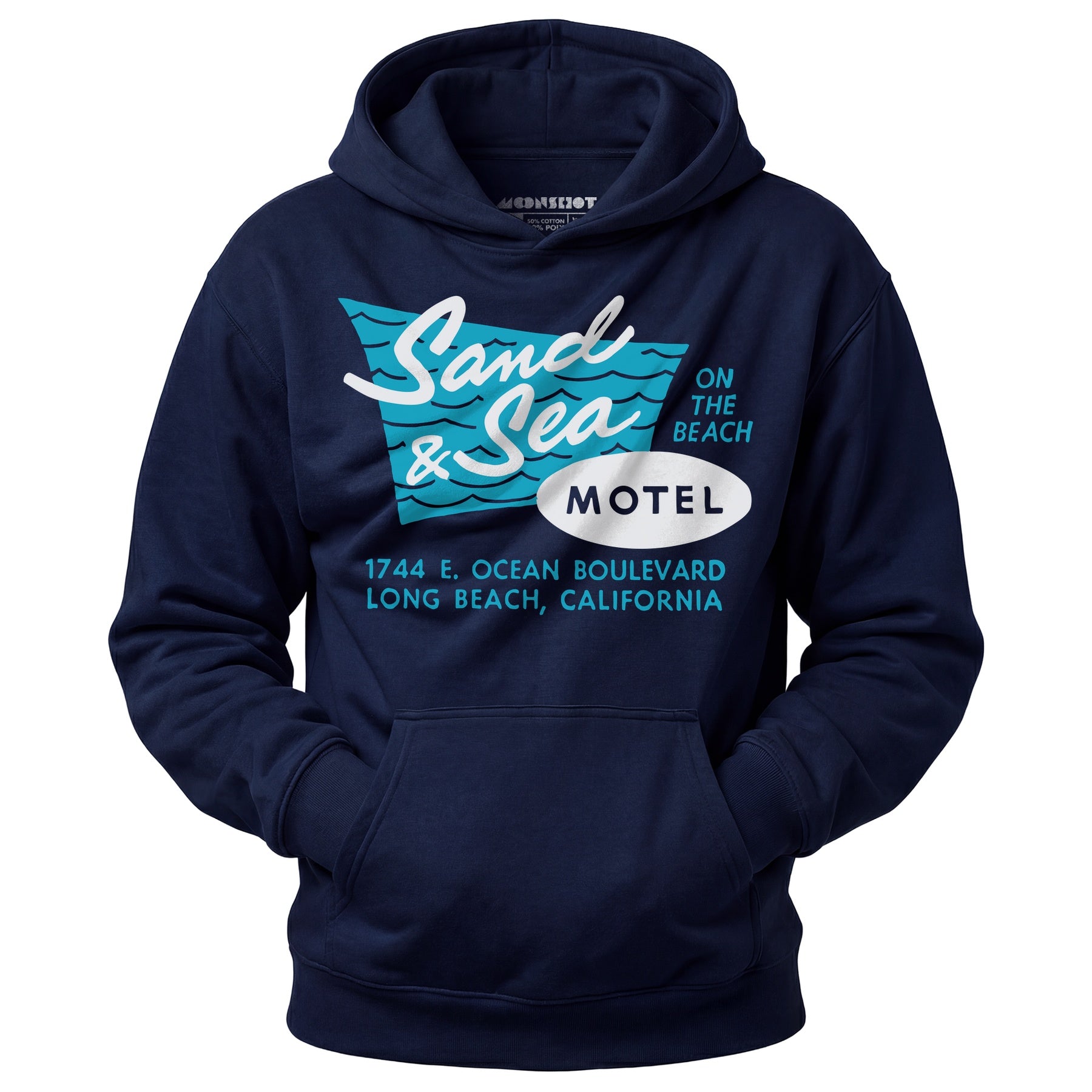 Sand & Sea Motel - Long Beach, CA - Vintage Motel - Unisex Hoodie
