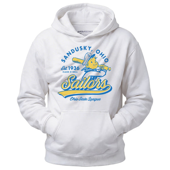Sandusky Sailors - Ohio - Vintage Defunct Baseball Teams - Unisex Hoodie
