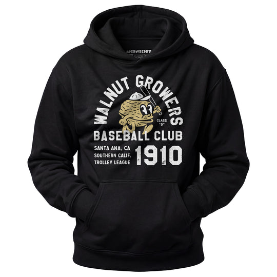 Santa Ana Walnut Growers - California - Vintage Defunct Baseball Teams - Unisex Hoodie