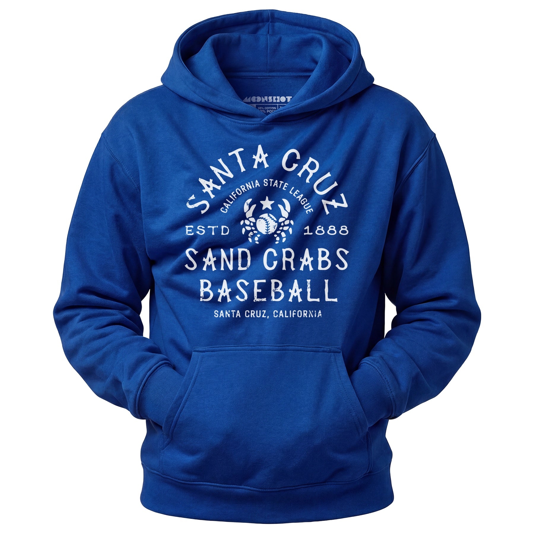 Santa Cruz Sand Crabs - California - Vintage Defunct Baseball Teams - Unisex Hoodie