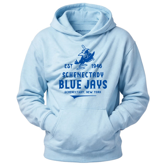 Schenectady Blue Jays - New York - Vintage Defunct Baseball Teams - Unisex Hoodie