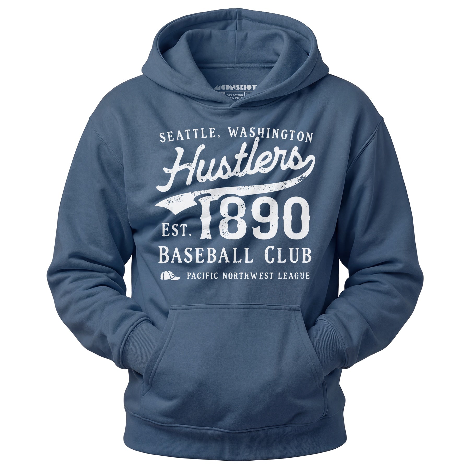 Seattle Hustlers - Washington - Vintage Defunct Baseball Teams - Unisex Hoodie