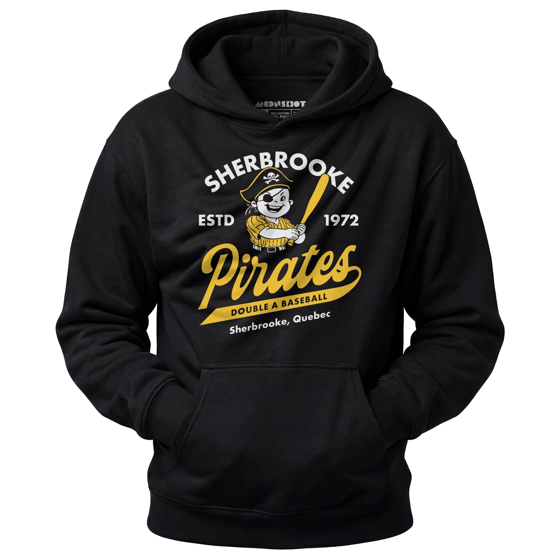 Sherbrooke Pirates - Quebec - Vintage Defunct Baseball Teams - Unisex Hoodie