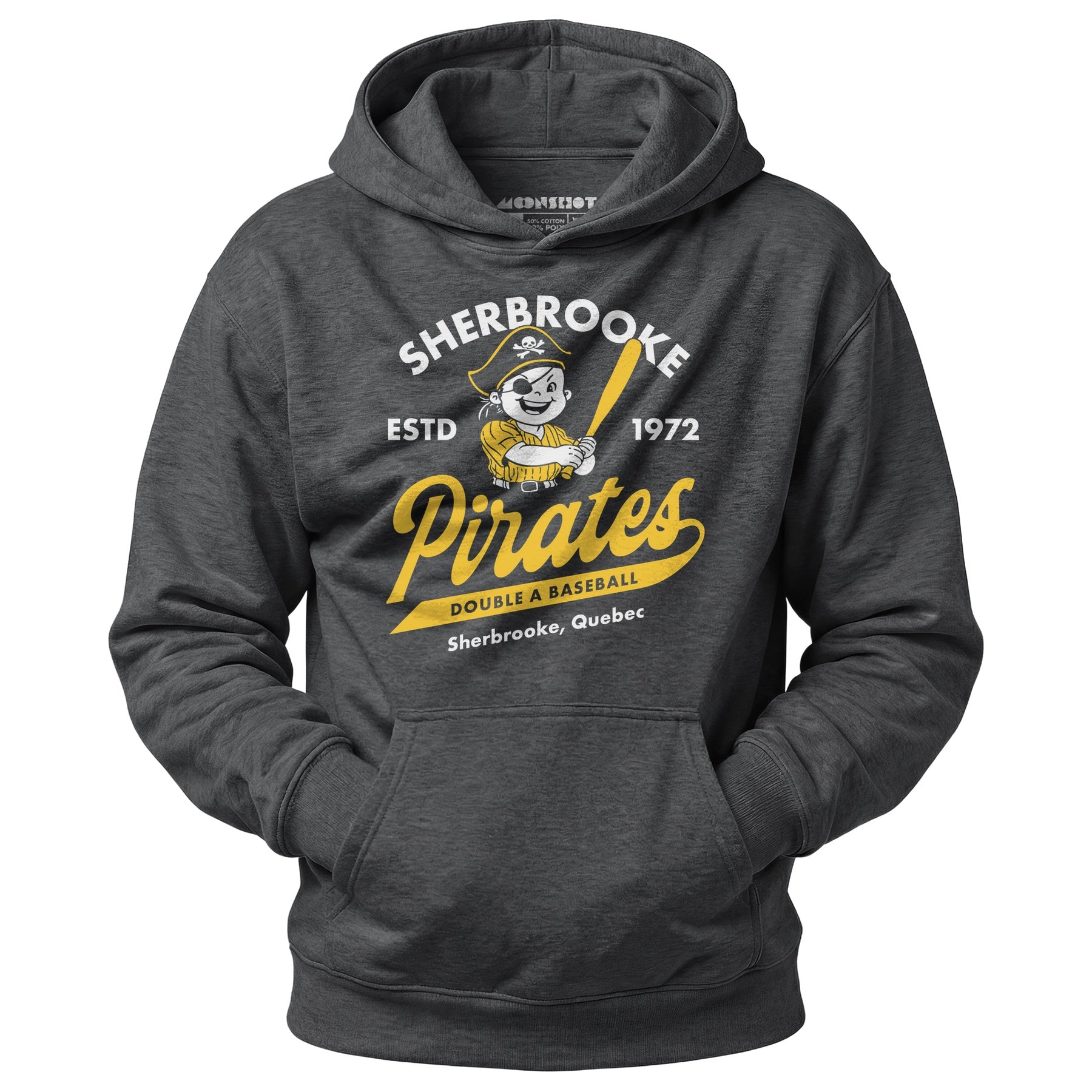 Sherbrooke Pirates - Quebec - Vintage Defunct Baseball Teams - Unisex Hoodie