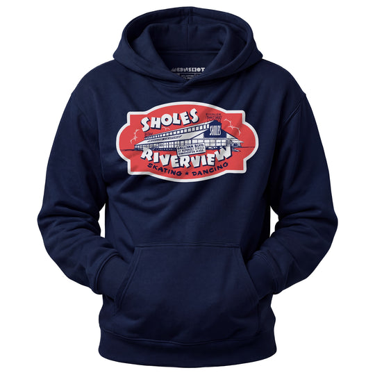 Sholes Riverview - Dorchester, MA - Vintage Roller Rink - Unisex Hoodie