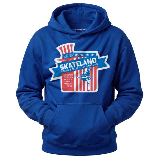 Skateland - Cleveland, OH - Vintage Roller Rink - Unisex Hoodie