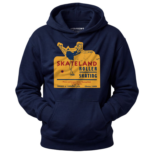 Skateland - Los Angeles, CA - Vintage Roller Rink - Unisex Hoodie