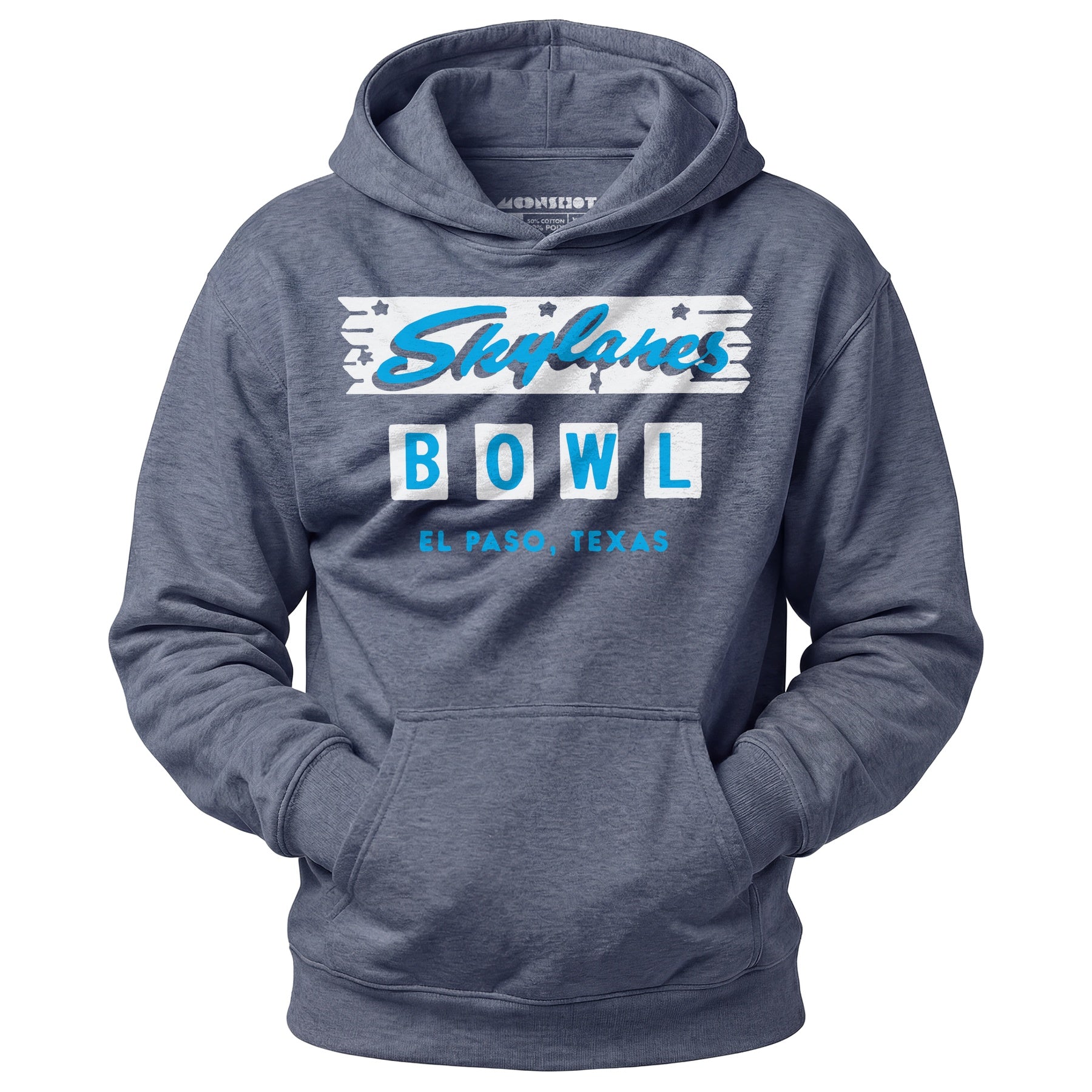 Skylanes Bowl - El Paso, TX - Vintage Bowling Alley - Unisex Hoodie