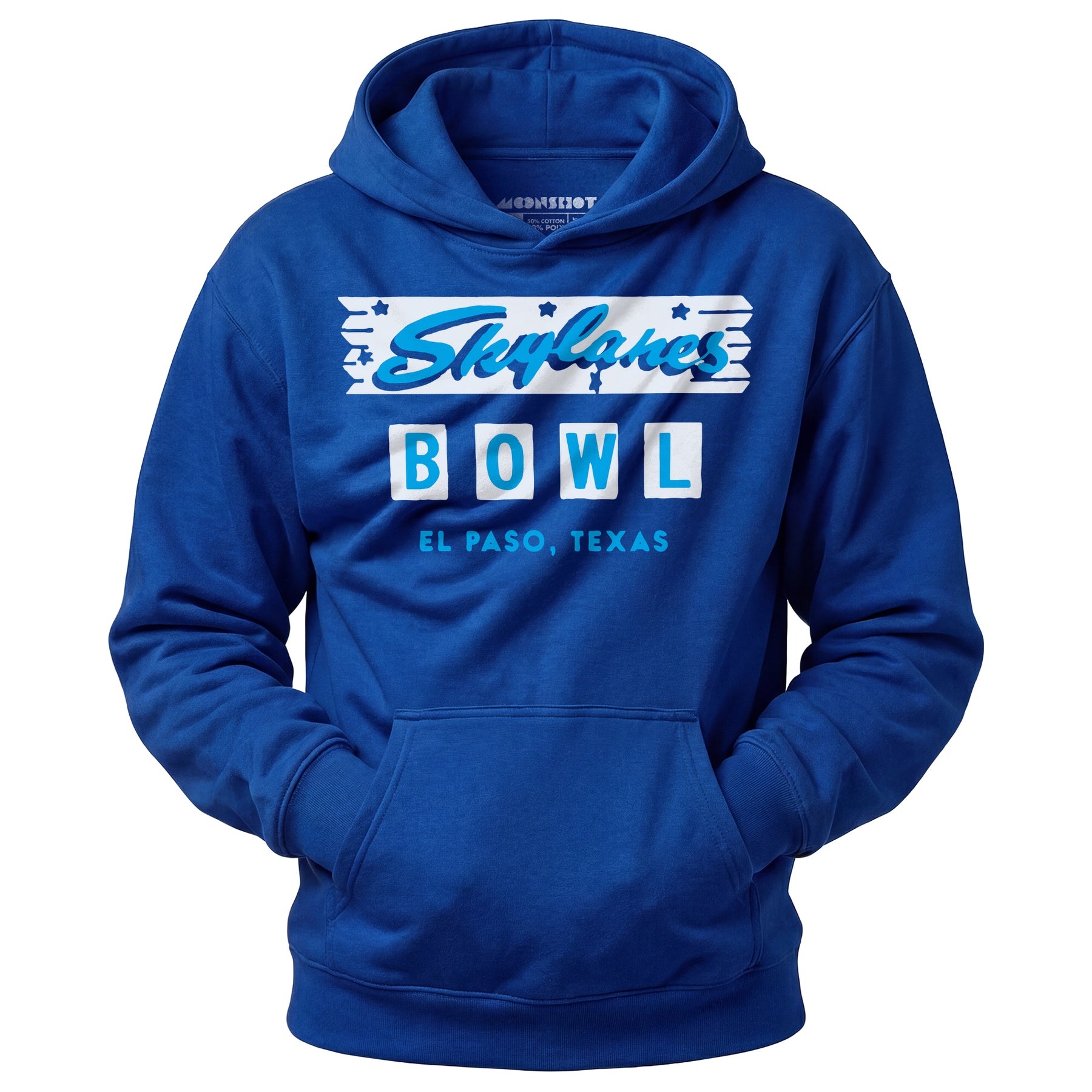 Skylanes Bowl - El Paso, TX - Vintage Bowling Alley - Unisex Hoodie