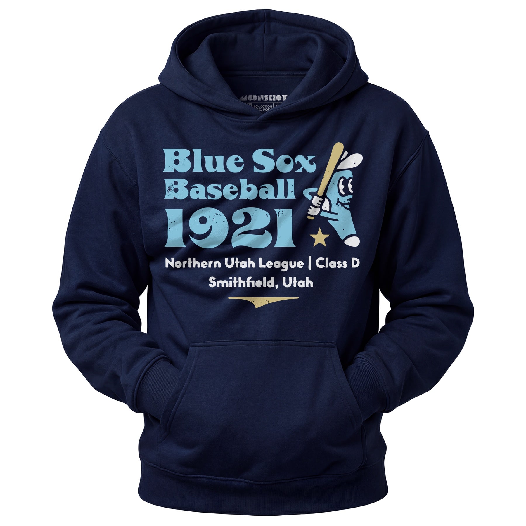 Smithfield Blue Sox - Utah - Vintage Defunct Baseball Teams - Unisex Hoodie