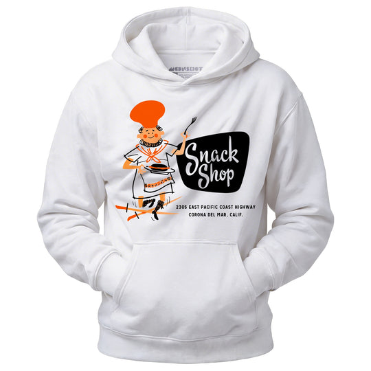 Snack Shop - Corona Del Mar, CA - Vintage Restaurant - Unisex Hoodie