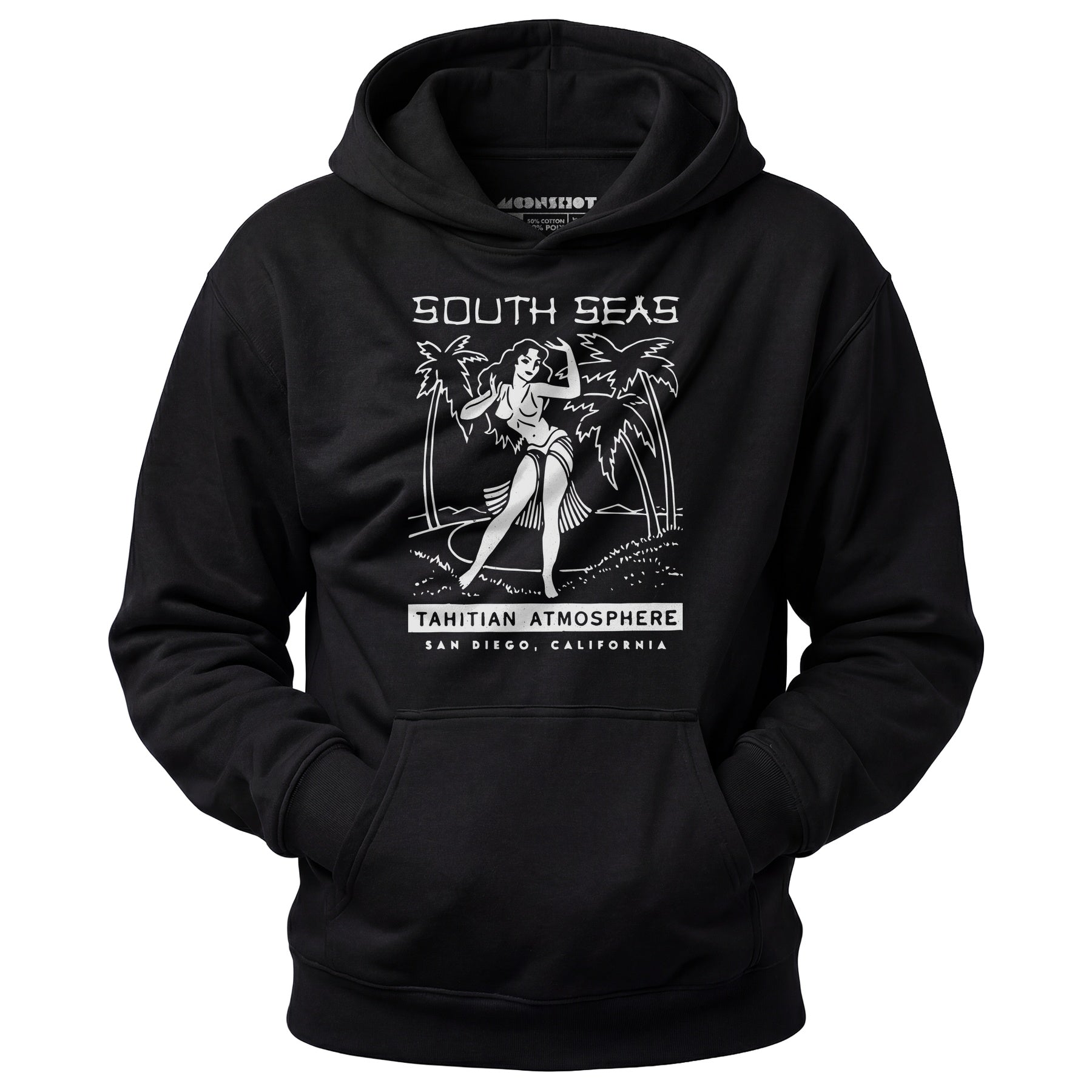 South Seas - San Diego, CA - Vintage Tiki Bar - Unisex Hoodie