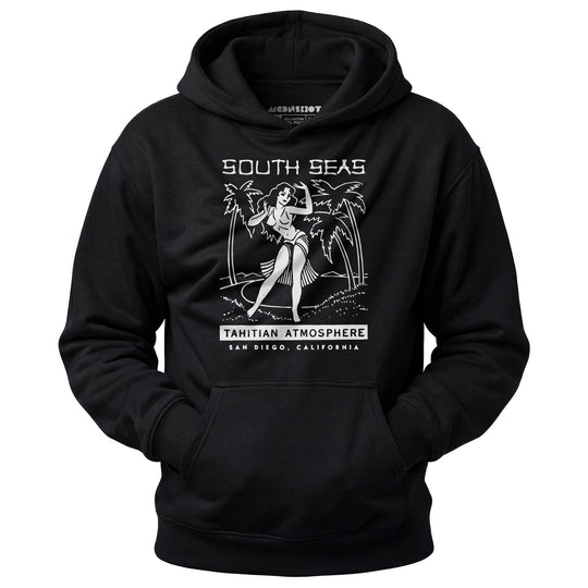 South Seas - San Diego, CA - Vintage Tiki Bar - Unisex Hoodie
