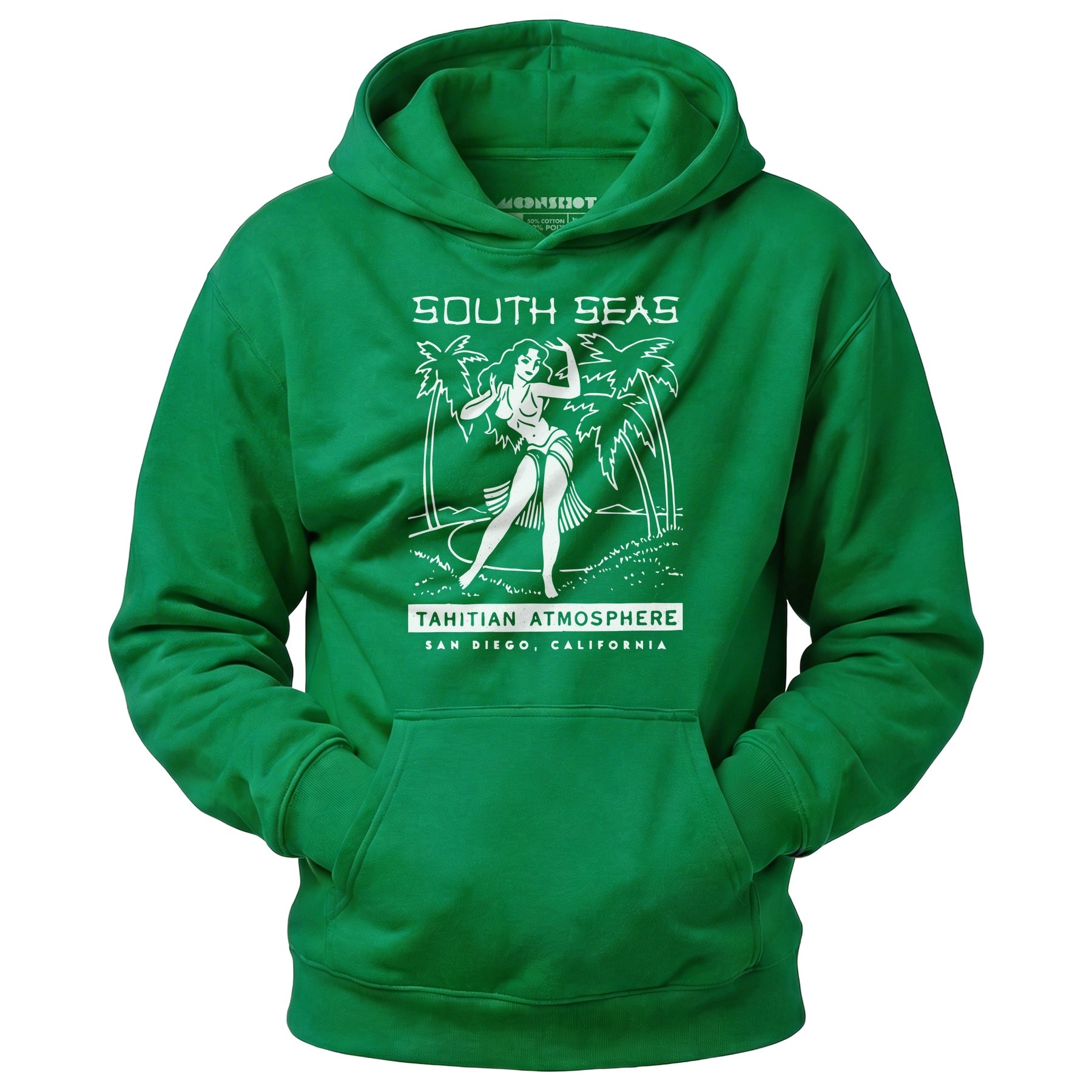 South Seas - San Diego, CA - Vintage Tiki Bar - Unisex Hoodie