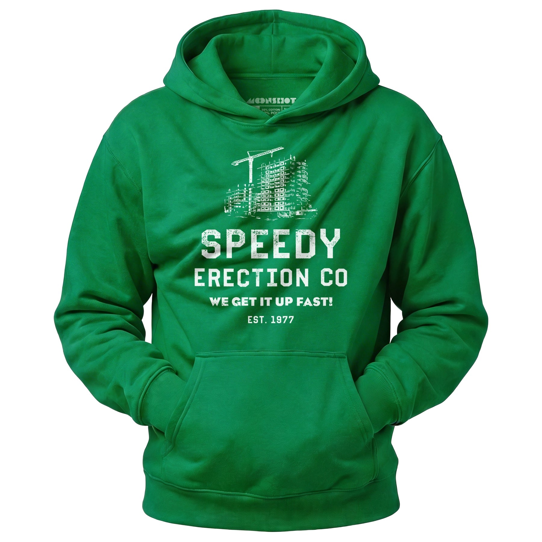 Speedy Erection Co. We Get it Up Fast - Unisex Hoodie