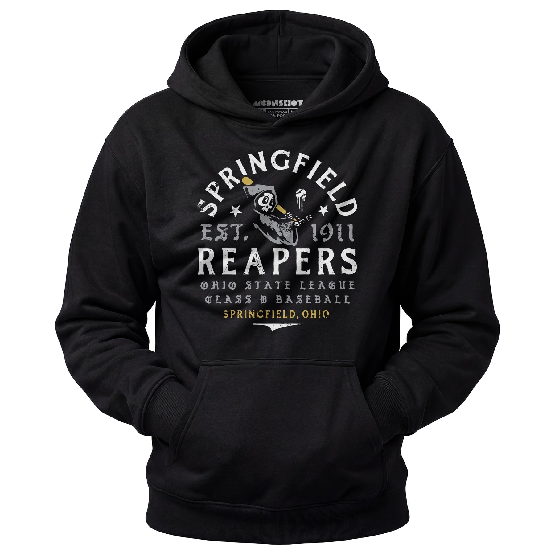 Springfield Reapers - Ohio - Vintage Defunct Baseball Teams - Unisex Hoodie
