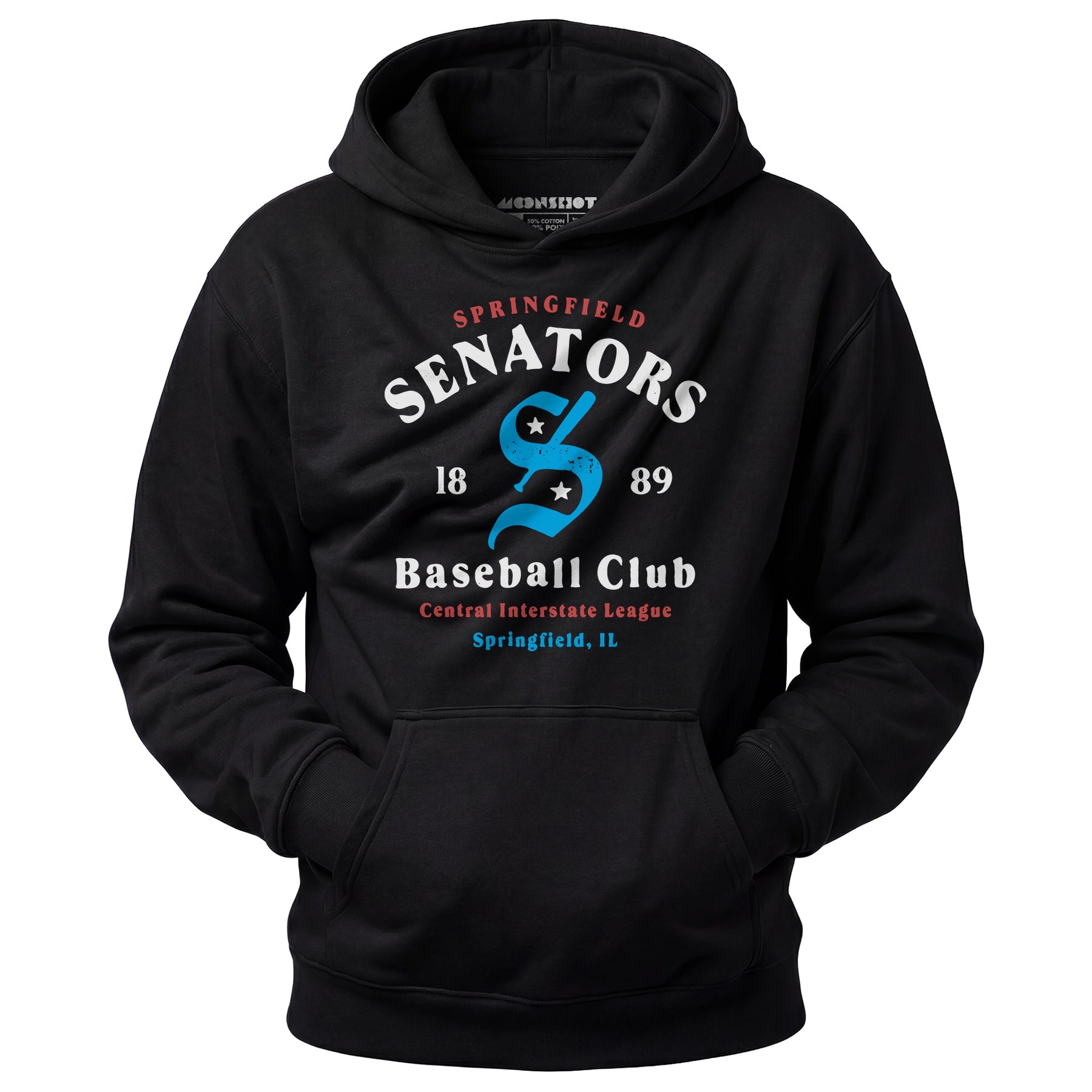 Springfield Senators - Illinois - Vintage Defunct Baseball Teams - Unisex Hoodie