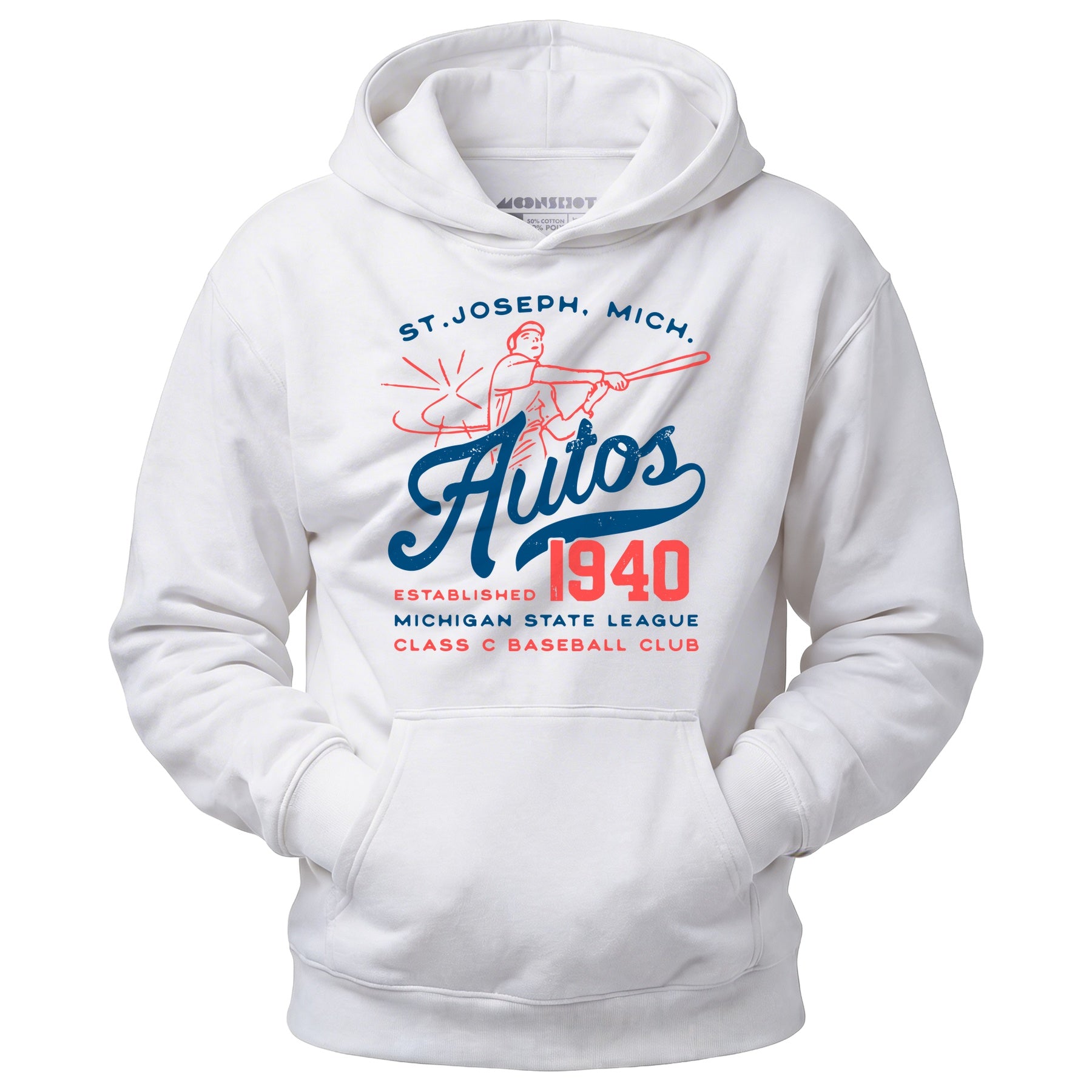 St. Joseph Autos - Michigan - Vintage Defunct Baseball Teams - Unisex Hoodie