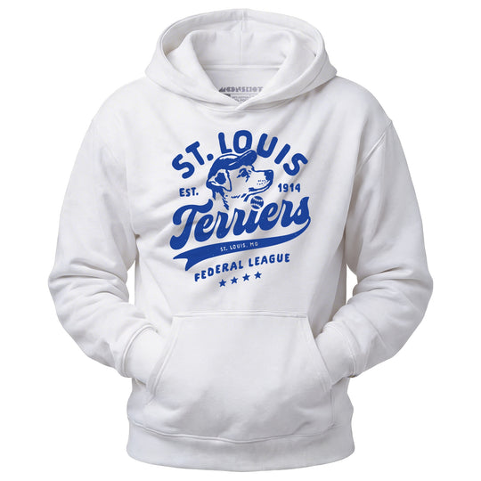 St. Louis Terriers - Missouri - Vintage Defunct Baseball Teams - Unisex Hoodie