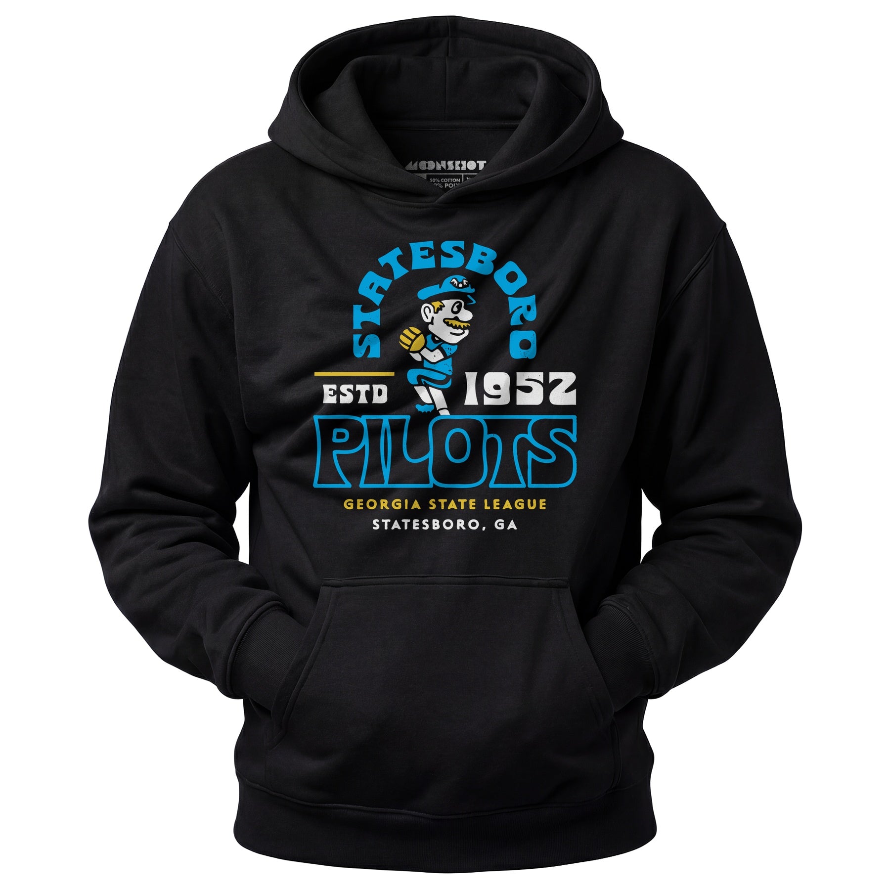 Statesboro Pilots - Georgia - Vintage Defunct Baseball Teams - Unisex Hoodie