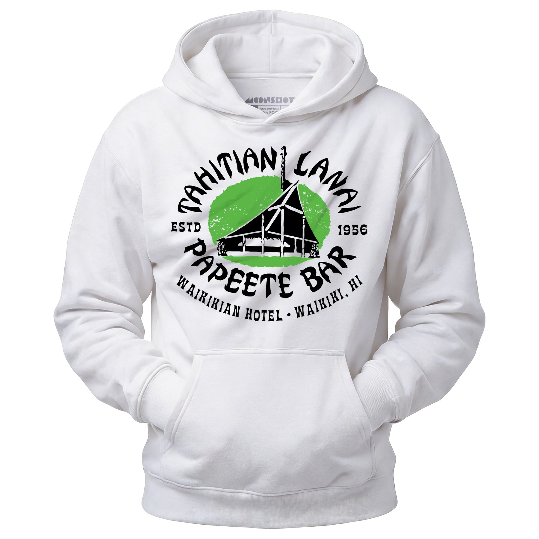 Tahitian Lanai Papeete Bar - Waikiki, HI - Vintage Tiki Bar - Unisex Hoodie