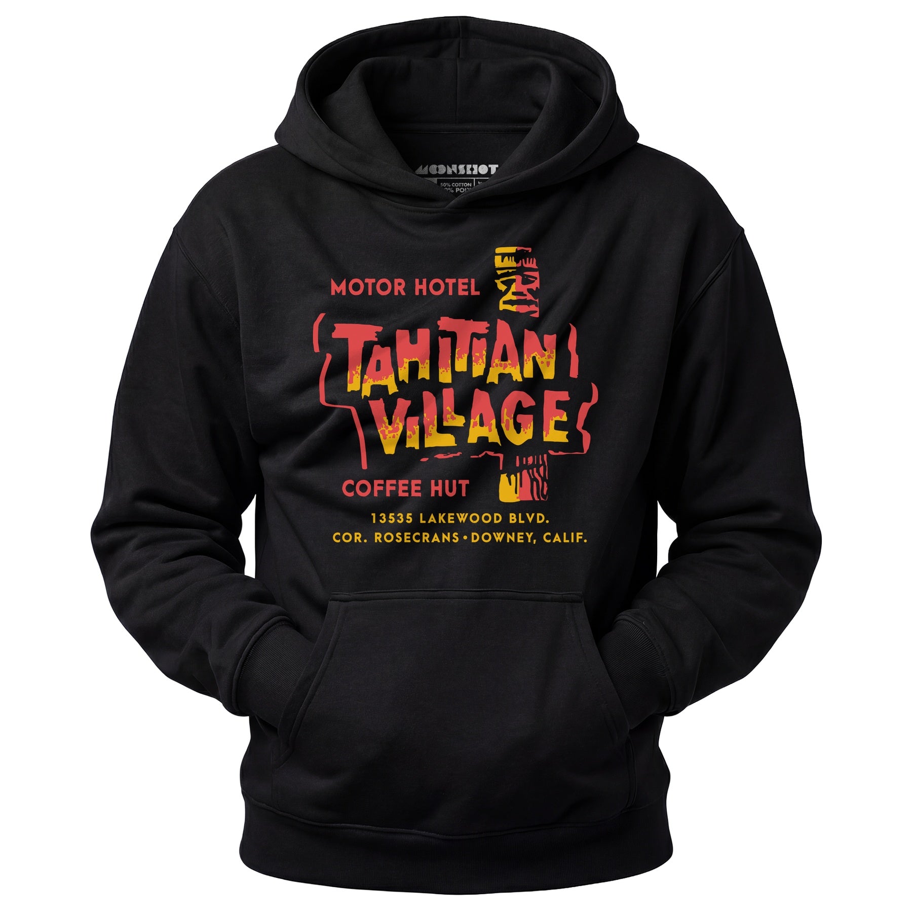 Tahitian Village - Downey, CA - Vintage Tiki Bar - Unisex Hoodie