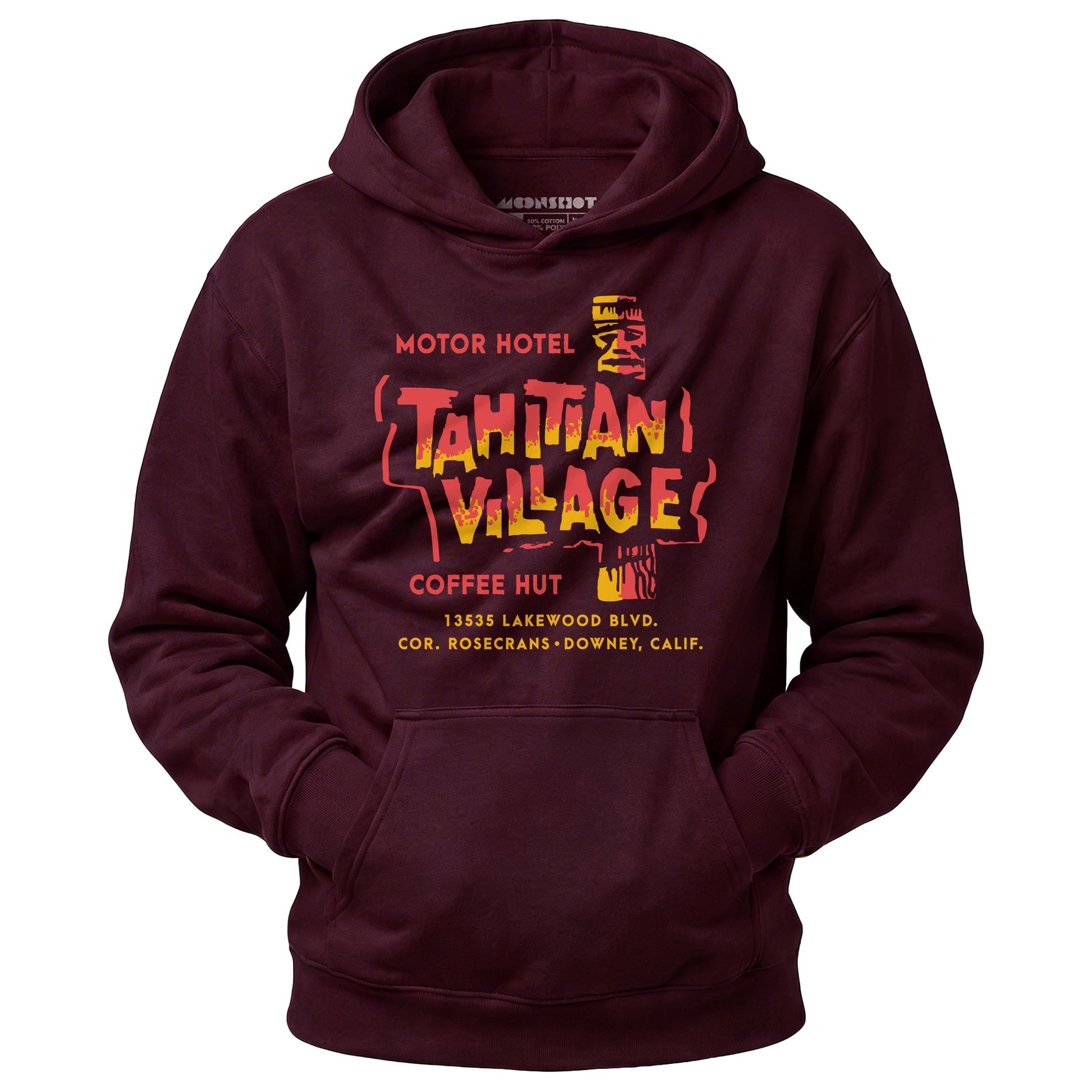 Tahitian Village - Downey, CA - Vintage Tiki Bar - Unisex Hoodie