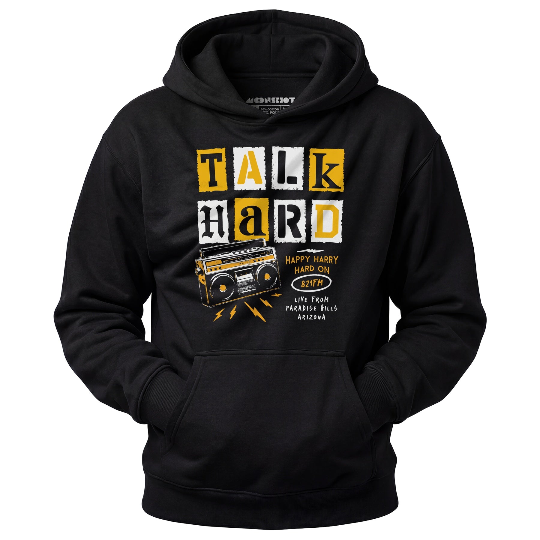 Talk Hard - Pump Up the Volume - Unisex Hoodie