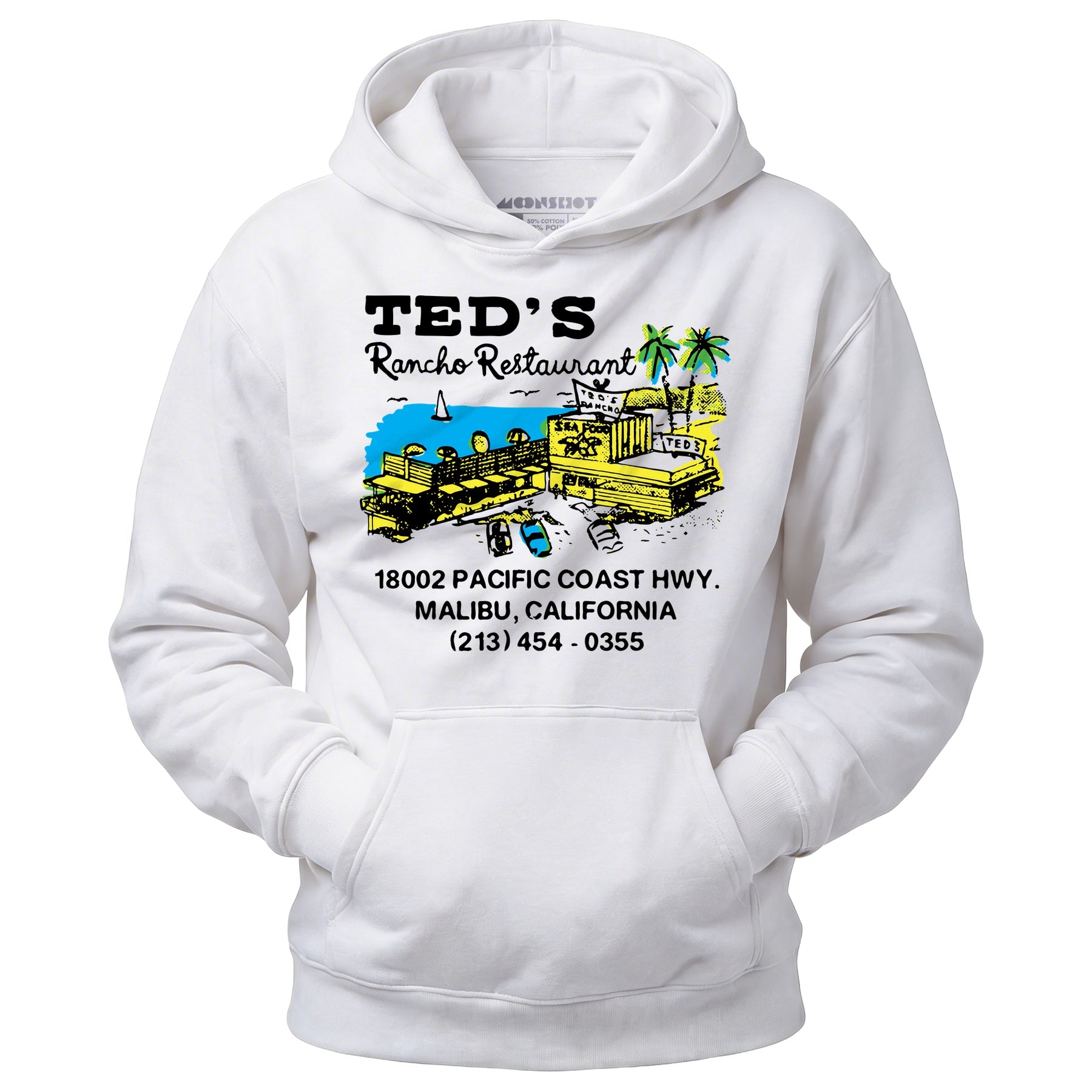 Ted's Rancho Restaurant - Malibu, CA - Vintage Restaurant - Unisex Hoodie