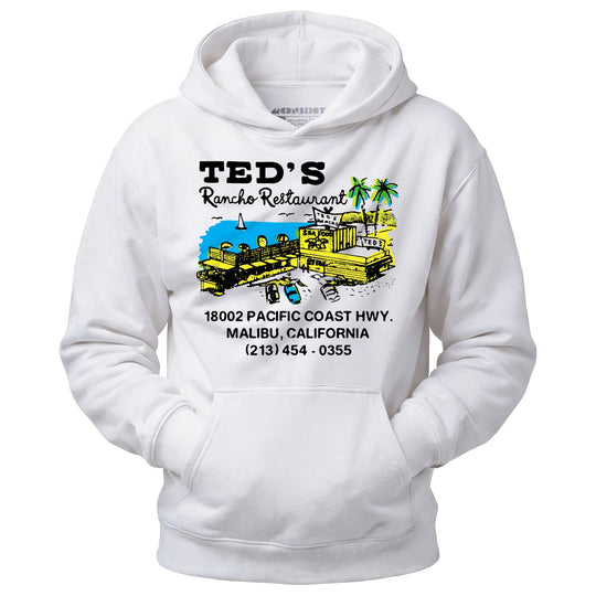 Ted's Rancho Restaurant - Malibu, CA - Vintage Restaurant - Unisex Hoodie