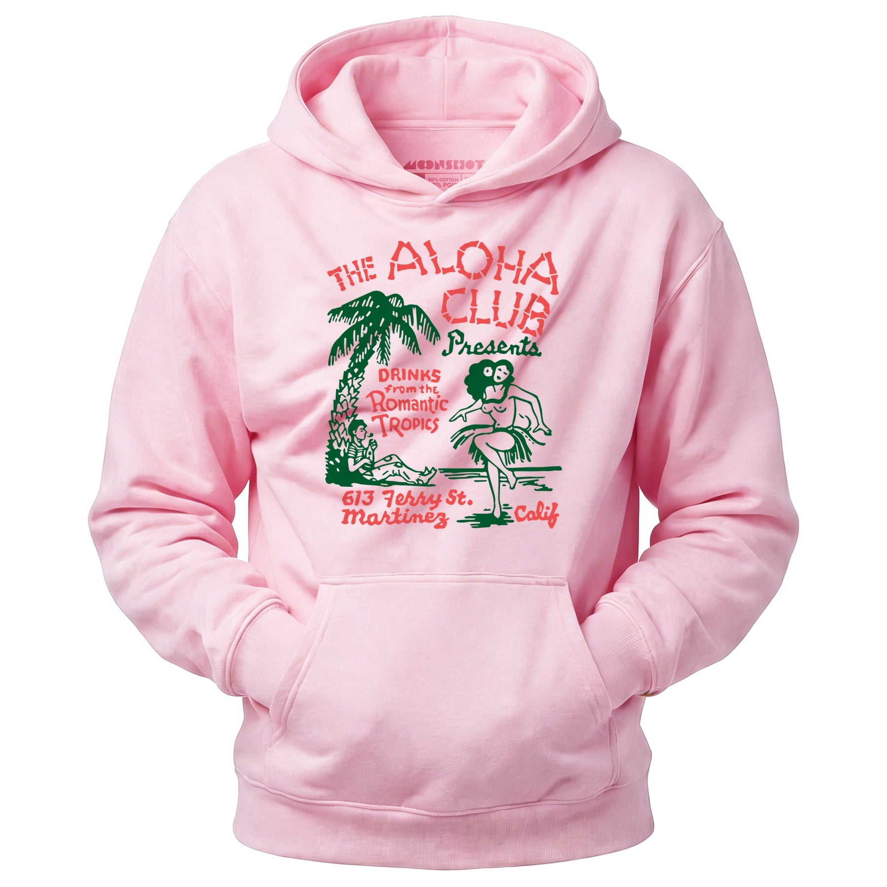 The Aloha Club - Martinez, CA - Vintage Tiki Bar - Unisex Hoodie