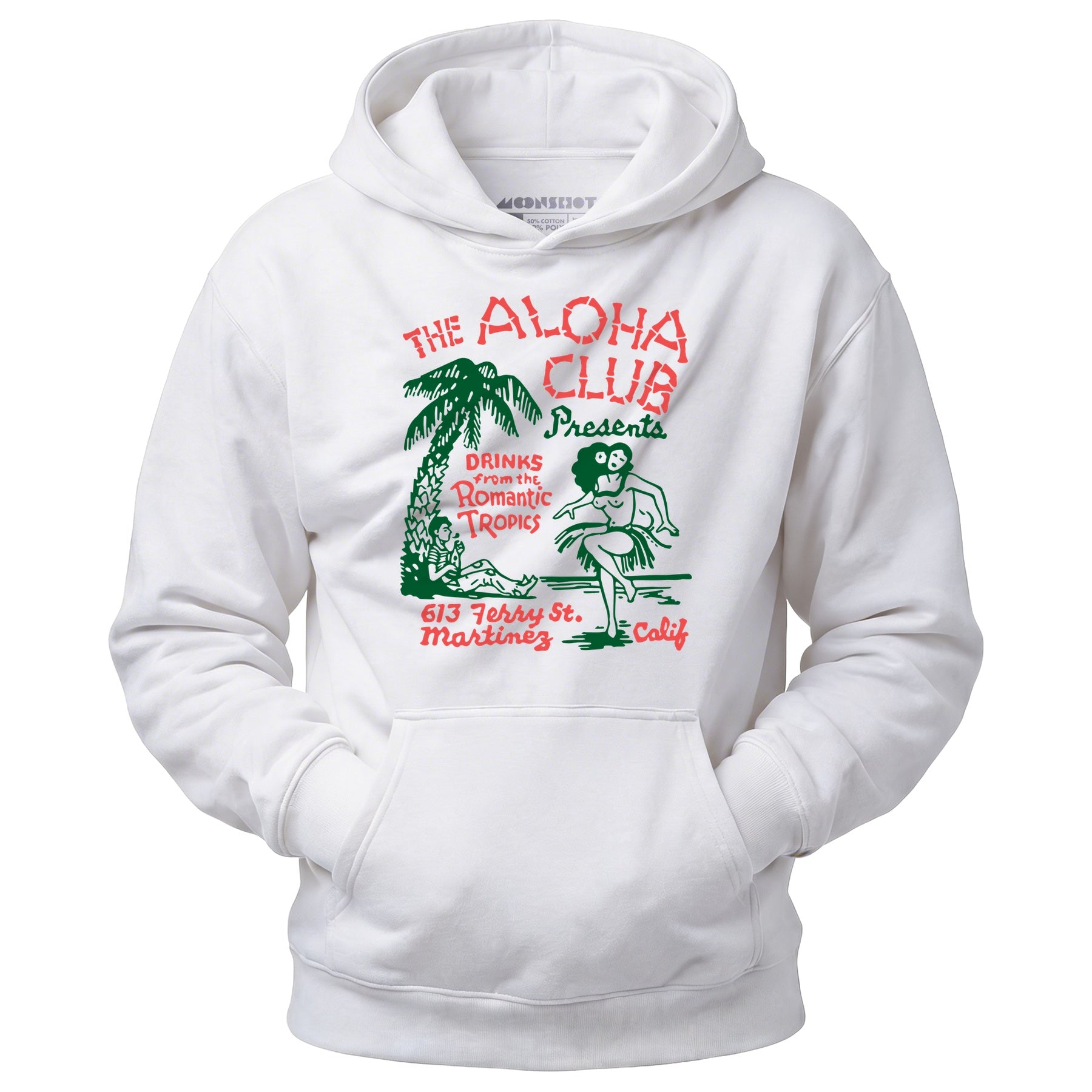 The Aloha Club - Martinez, CA - Vintage Tiki Bar - Unisex Hoodie