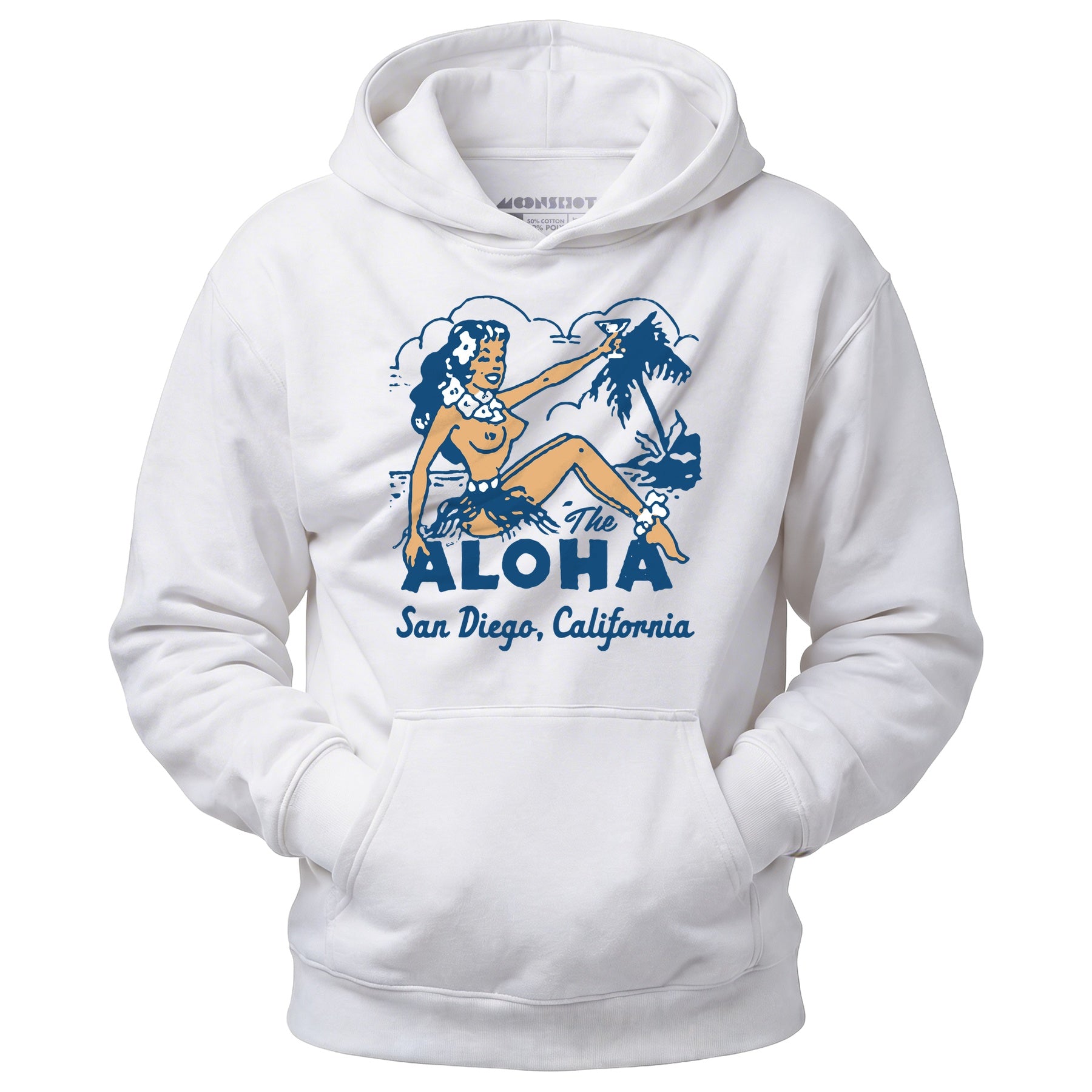 The Aloha - San Diego, CA - Vintage Tiki Bar - Unisex Hoodie