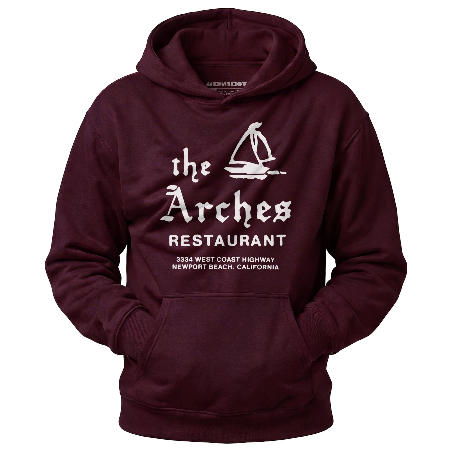 The Arches - Newport Beach, CA - Vintage Restaurant - Unisex Hoodie