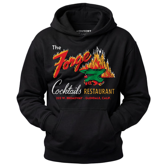 The Forge - Glendale, CA - Vintage Restaurant - Unisex Hoodie