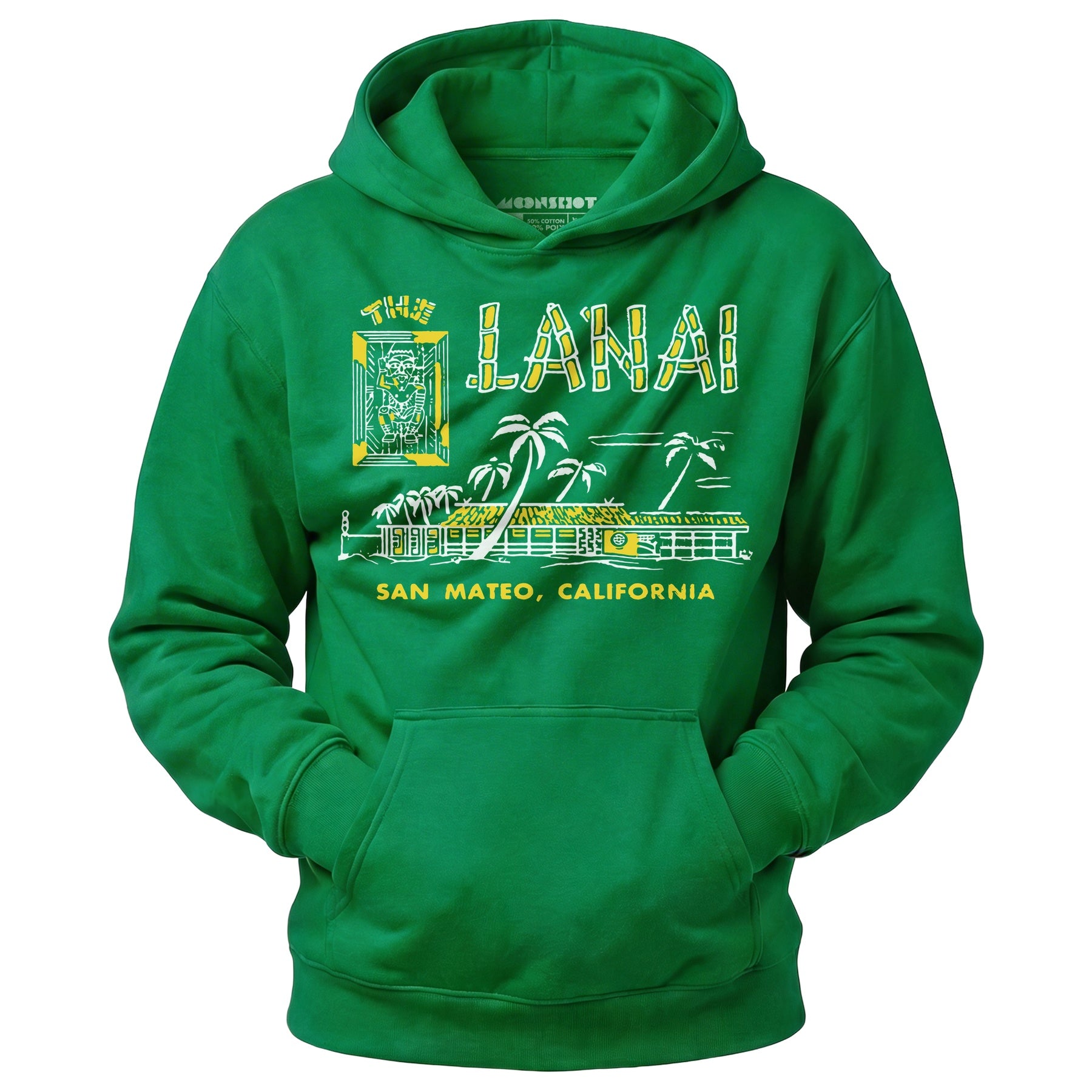 The Lanai - San Mateo, CA - Vintage Tiki Bar - Unisex Hoodie