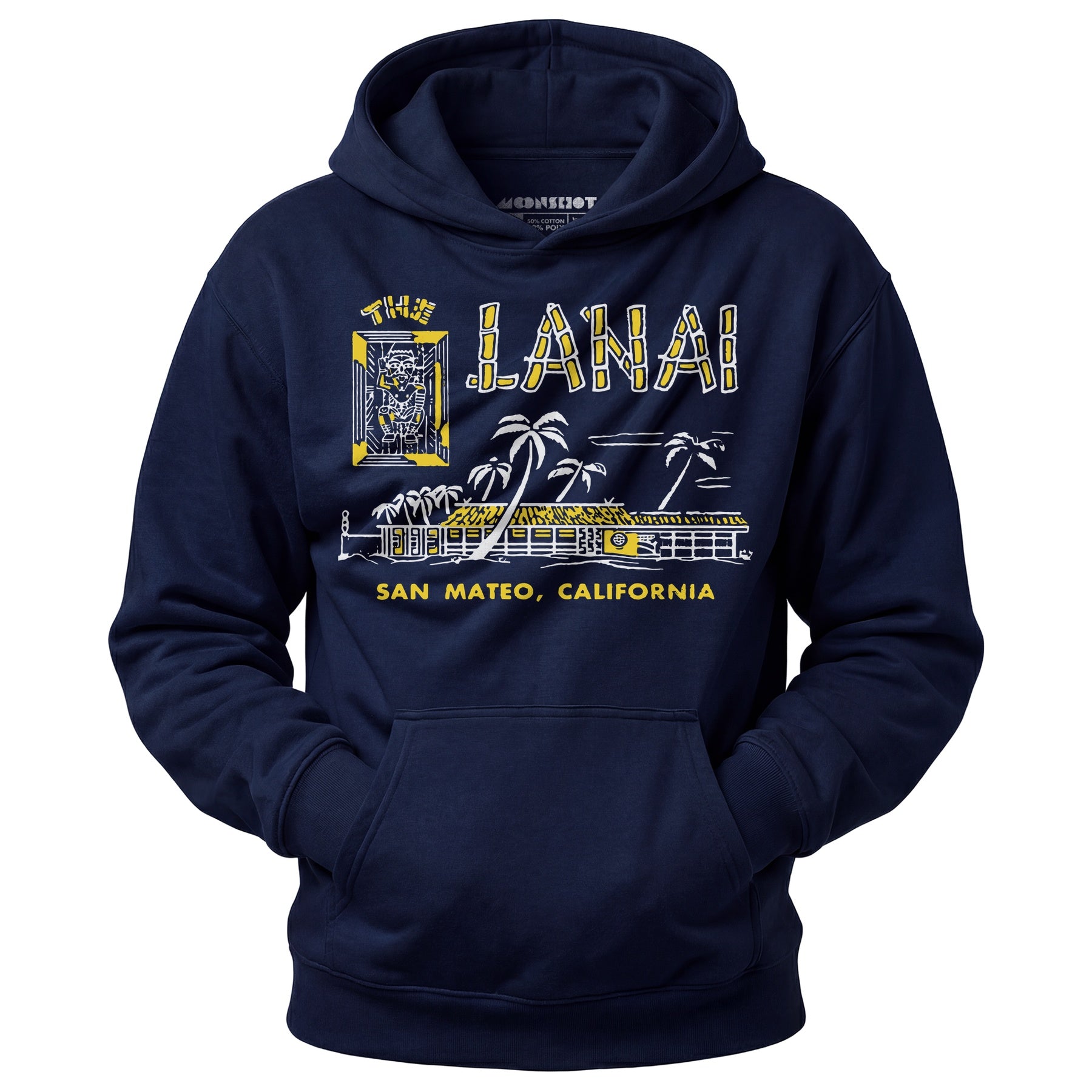 The Lanai - San Mateo, CA - Vintage Tiki Bar - Unisex Hoodie