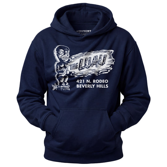 The Luau - Beverly Hills, CA - Vintage Tiki Bar - Unisex Hoodie