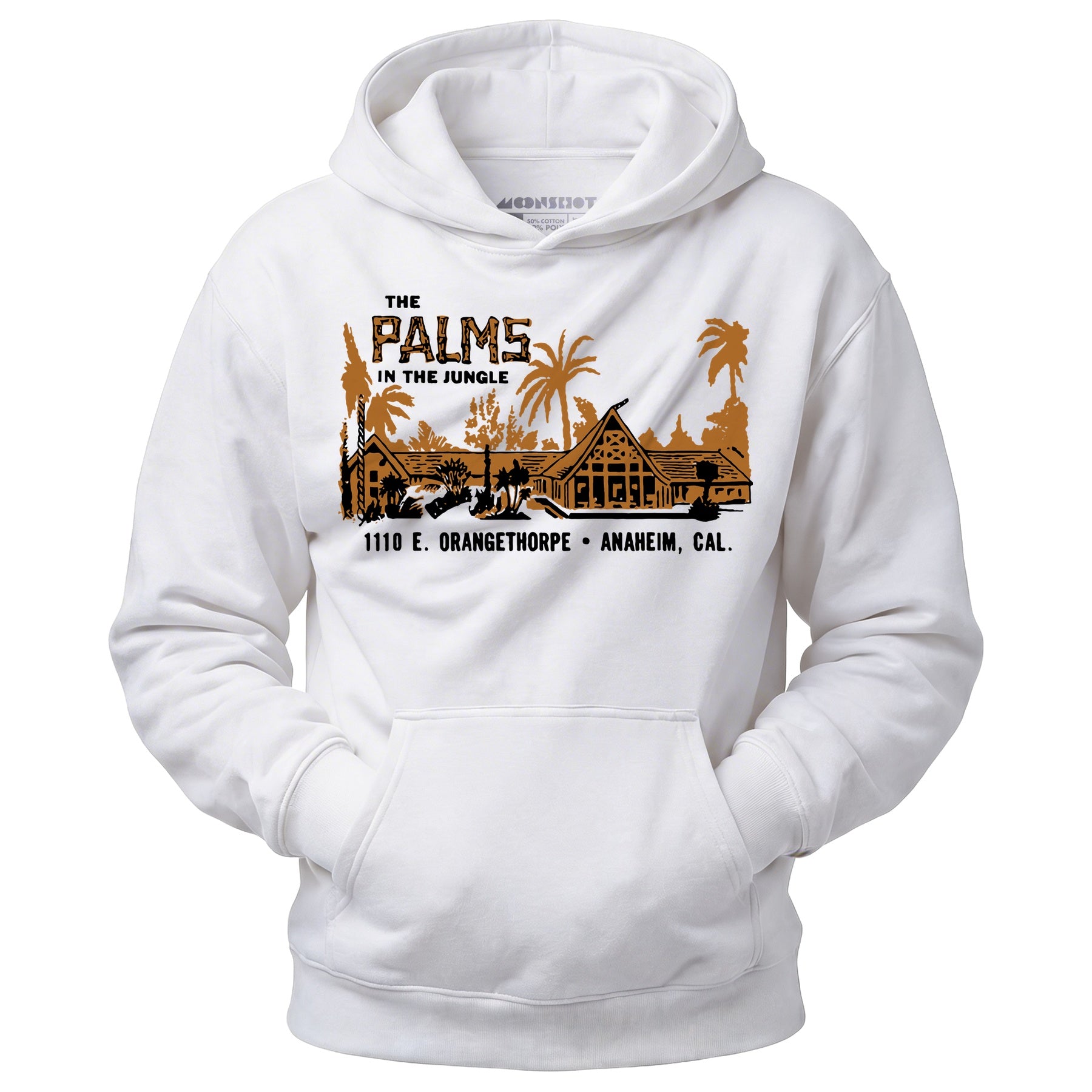 The Palms in the Jungle - Anaheim, CA - Vintage Restaurant - Unisex Hoodie